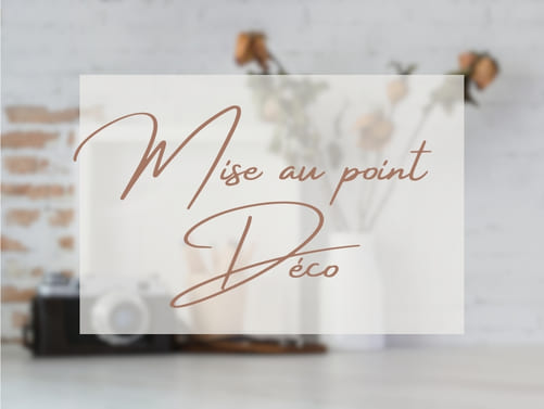 Rendez-vous conseil - Mise au point déco - RENORGA