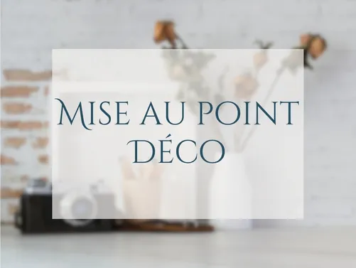 Rendez-vous conseil - Mise au point déco - RENORGA